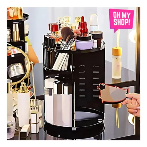 Organizador Porta Cosméticos Giratorio Plástico Giro 360