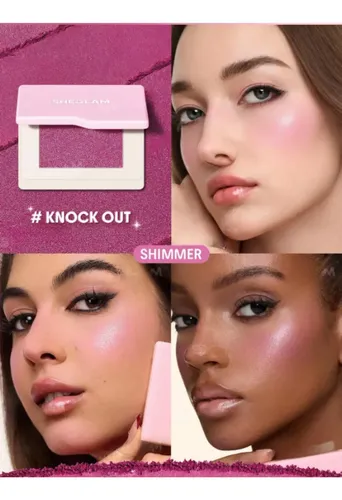Rubor Compacto En Polvo Sheglam Dream Touch Knock Out