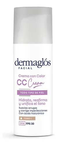 Dermaglos Facial Ultra Cc Cream Tono 1 X 50 Gr Tono 1
