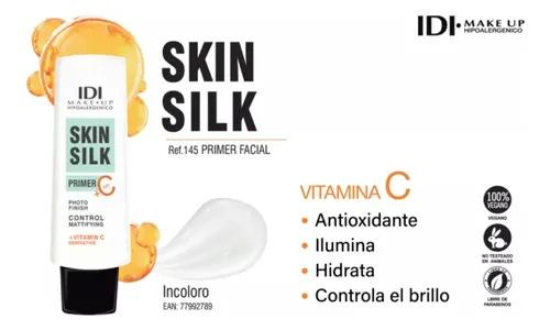 Idi Skin Silk Primer Facial Incoloro Vit C 30gr