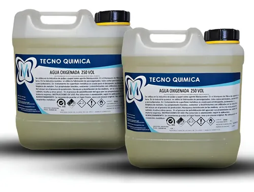 Agua Oxigenada 250 Volumenes Bidones Reforzados Total 10 Lts