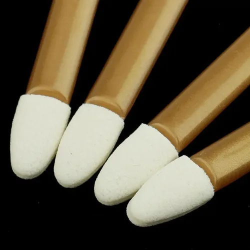 For 50 Pcs Ojos Delineador De Ojos Cepillo Esponja Aplicador