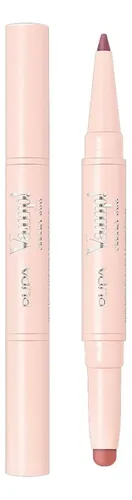 Delineador De Labios Pupa Vamp! Creamy Duo Lips 2 En 1 Color 006 Deep Rose