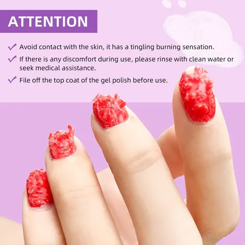 Removedor De Esmalte De Uñas En Gel Jodsone 16.5ml Efectivo