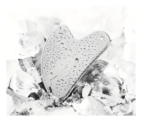 Guasha Facial Metal Para Drenaje Linfático Y Tensión