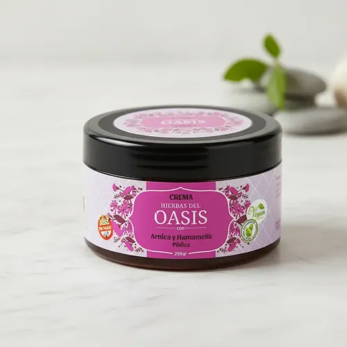 Crema Pédica Con Árnica Y Hamamelis Hierbas Del Oasis