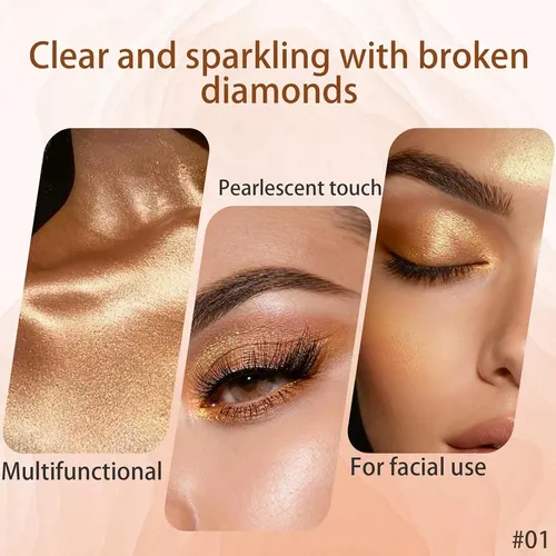 Sombra En Stick Con Glitter Golden Sands Gicymanty 1 Oz