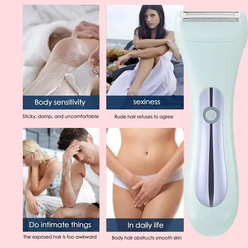Cortadora Eléctrica Cabello Femenino, Depiladora Recargable