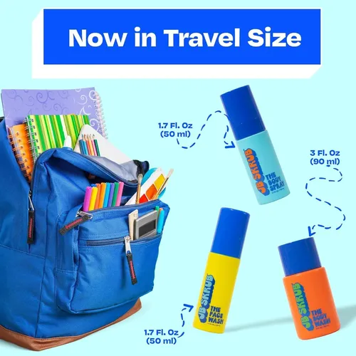 Set Cuidado Piel Infantil Jb Skrub Travel Trio