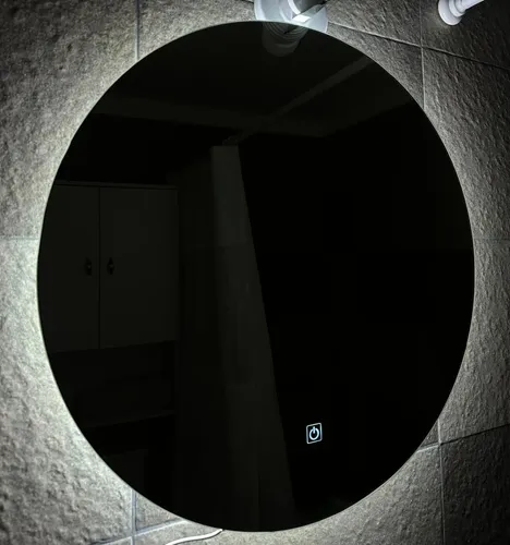 Espejo Redondo Led 60 Cm Con Encendido Touch Decolife
