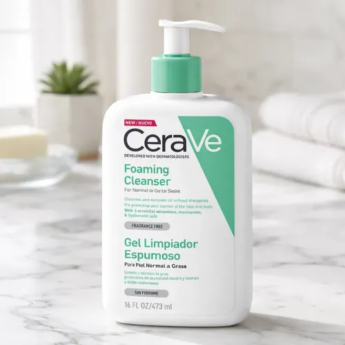 Cerave Gel Limpiador Espumoso Piel Mixta X473ml