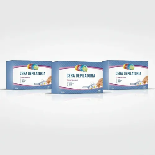 Cera Depilatoria Collage Azuleno 900gr X 3 Unidades