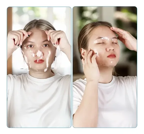 Kit 9 Mascarillas Coreana Biocolágeno Cristal Lifting Facial