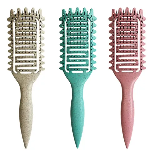 ` Escova For Pentear Cachos, Escova For Pentear O Cabelo// .