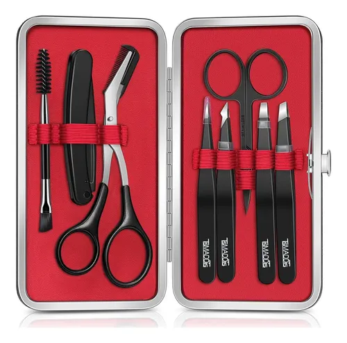 Kit De Cejas Tsmaddts 8 En 1 Con Tijeras, Pinzas Y