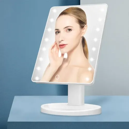 Espejo Rectangular Con Luz Led (usb O Pilas)