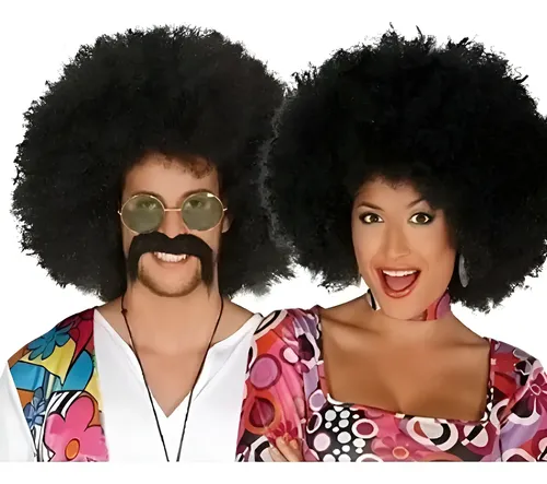 Peluca Super Afro Negro