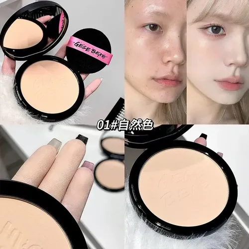 Gege Bear Polvo Compacto Translúcido Sellador Maquillaje