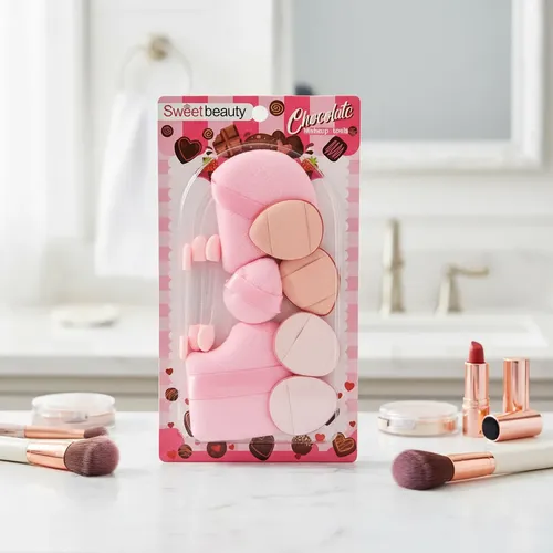 Set De Mini Esponjitas Y Aplicadores De Maquillaje Make Up