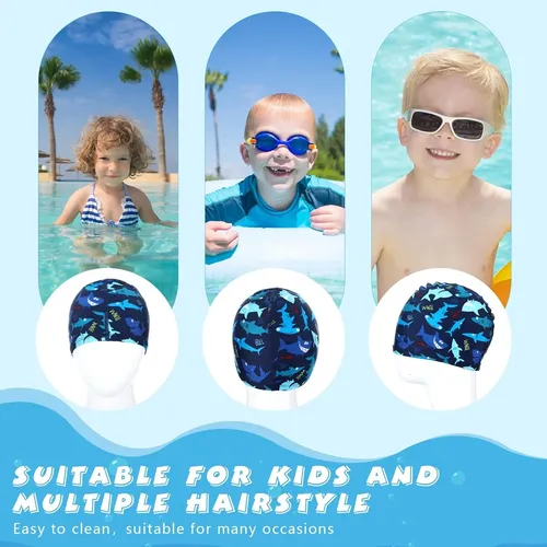 Gorro De Baño Para Niños 3 Piezas Tiburón Delfín…