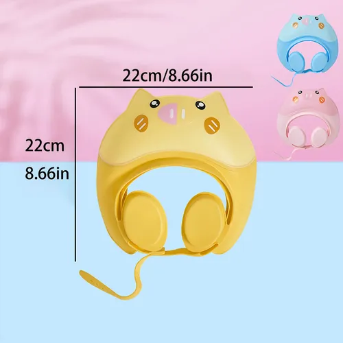 Gorro De Ducha Ajustable For Niños, Gorro De Baño