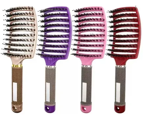 Cxre Cepillo De Cerdas Jabalí Y Nailon Para Cabello Liso, Ce