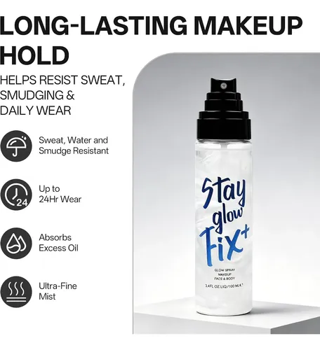 Setting Spray Fijador De Maquillaje Mytend Blue 3.4 Oz