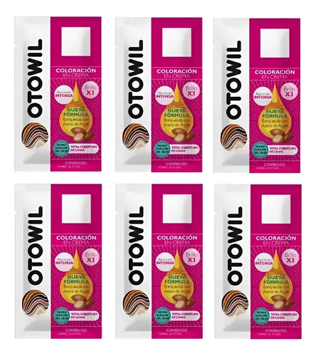 Otowil Tintura 10.31 Beige Caja X6 Sobre 48grs 10.31