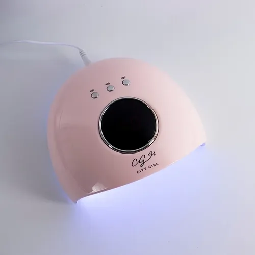 Lampara Uv Led City Girl 36w Cabina Uñas Horno Gel Color Rosa