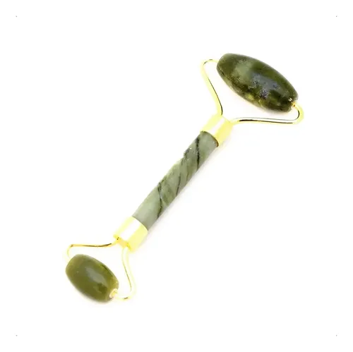 Rodillo Masajeador Facial Jade Duga D540 Verde Para Rostro