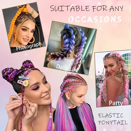* Extensiones Sintéticas Para Trenzas Boxeadoras 2 P 2pcs *