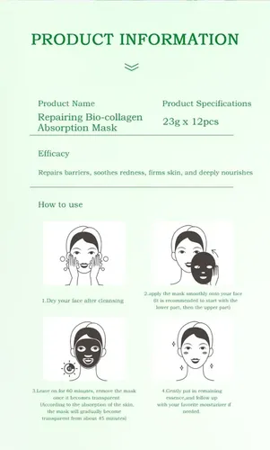 Mascarilla Facial Biocolageno 100% Absorbible Dr Rashel Normal A Mixta