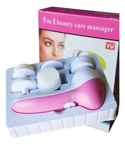 Cepillo Limpiador Facial Masajeador Exfoliante 5 En 1
