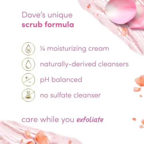 Dove Exfoliante Corporal Sal Del Himalaya Y Aceite De Rosas