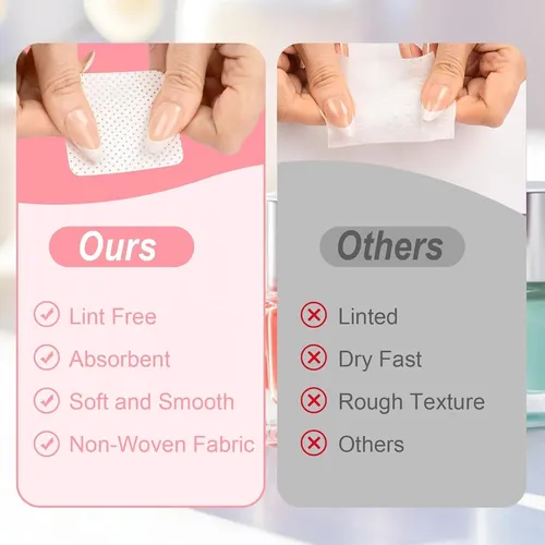 Toallitas Para Remover Esmalte 540pcs