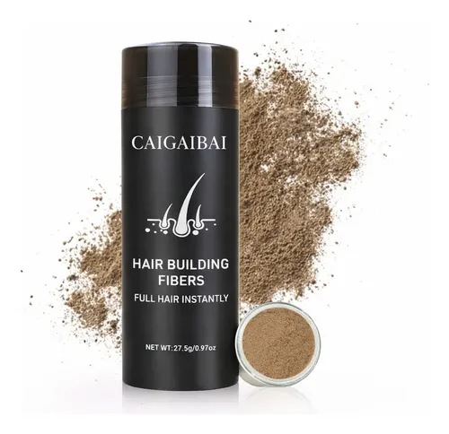 Fibras Capilares Caigaibai Castaño Claro 27,5g Calvicie