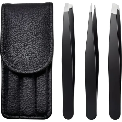 Set De Pinzas Para Cejas De Acero Inoxidable 3 En 1 Preciso
