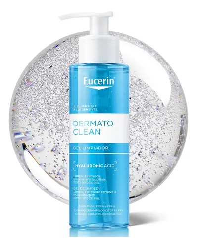 Eucerin Dermatoclean Gel Limpiador Facial X200 Ml