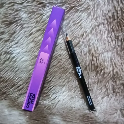 Delineador Lápiz Natura Faces Para Ojos Negro 1.3g Vegano