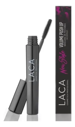 Máscara de Pestañas Laca New Style Volume Push Up Voluminizadora Negra a Prueba de Agua