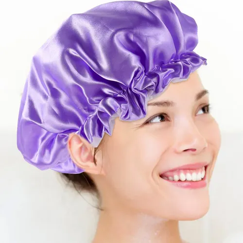 2 Gorros De Baño, Gorros De Satén Para Dormir