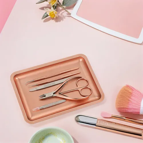Set De 4 Bandejas Organizadoras Para Herramientas De Uñas