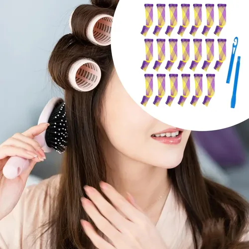20 Rulos Espiral Sin Calor, Herramienta Para Rizar El Cabell