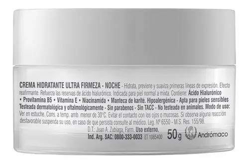 Dermaglós Facial Ultra Firmeza Crema Hidratante De Noche