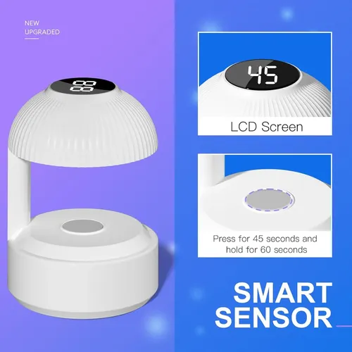 Lámpara Uv Portátil 9w Secado Gel Uñas 5 Leds Usb