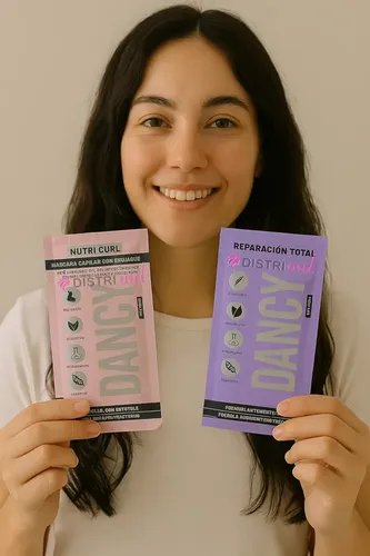 Mascara Capilar Caja X12 Sobres Dancy Reparacion Total Con K