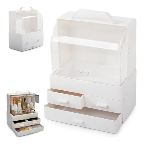 Caja Organizadora De Maquillaje Almacenamiento De Cosmeticos