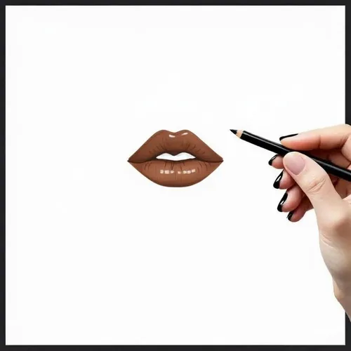 Lápiz Delineador Labial De Madera Nabi 12 Colores Surtidos