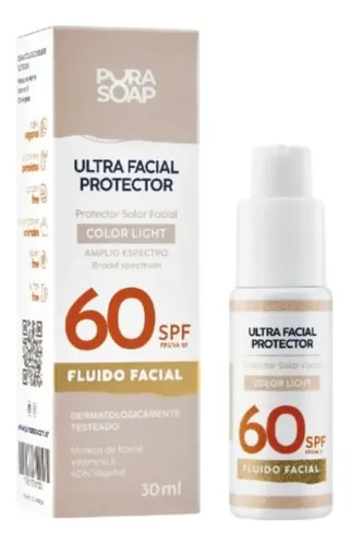 Pura Soap Protector Solar Facial F60 Light