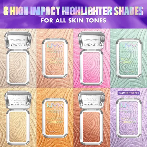 Iluminador Nyx Buttermelt 05 Bright And Butta Powder